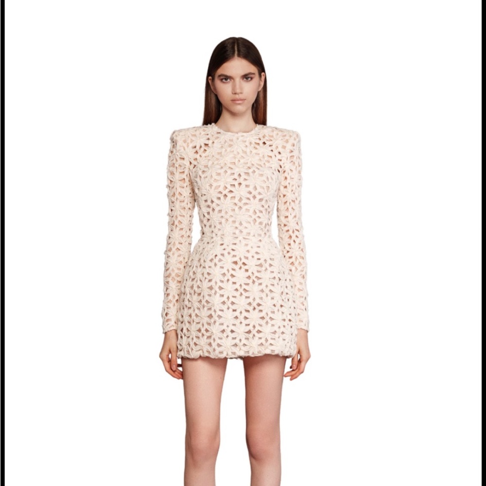 Bronx and Banco “Casey Beige Mini Dress” xs worn once